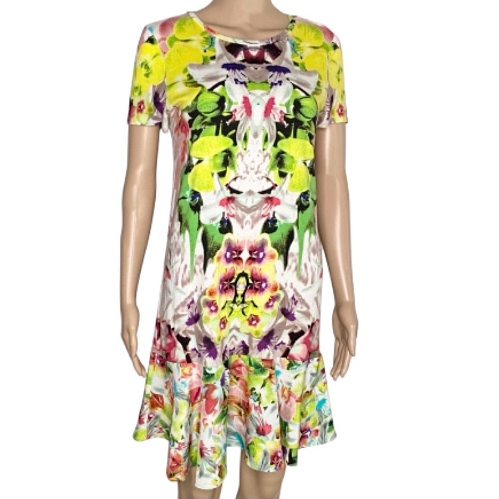 Prabal Gurung for Target vibrant dress drop waist Sz.S